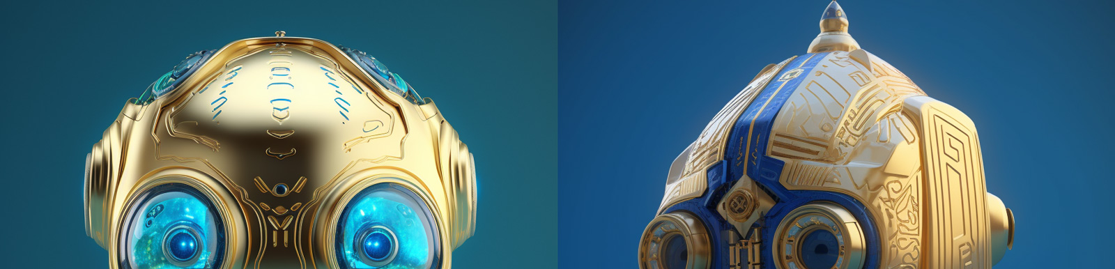 3D机器人模型Midjourney咒语