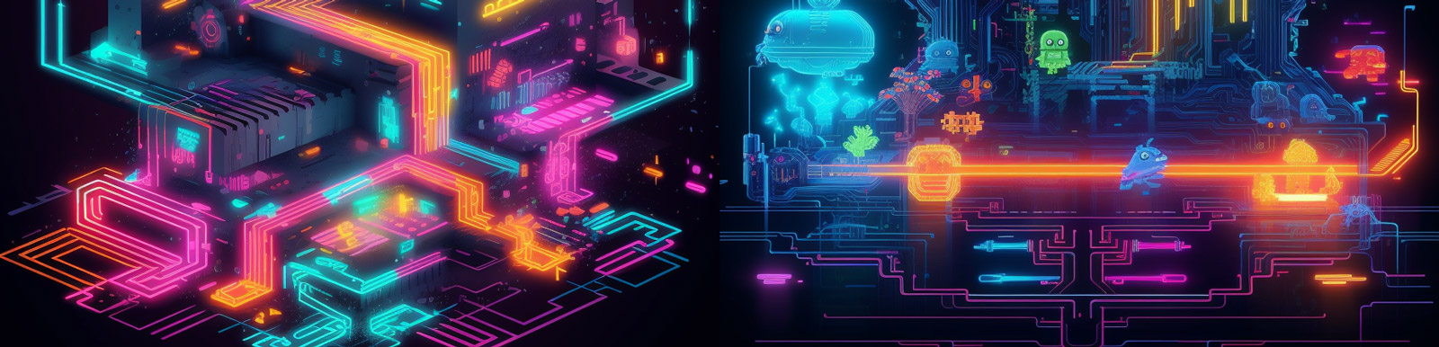 复古概念街机游戏Midjourney咒语