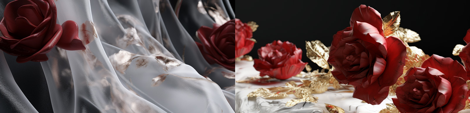 浪漫红色玫瑰背景