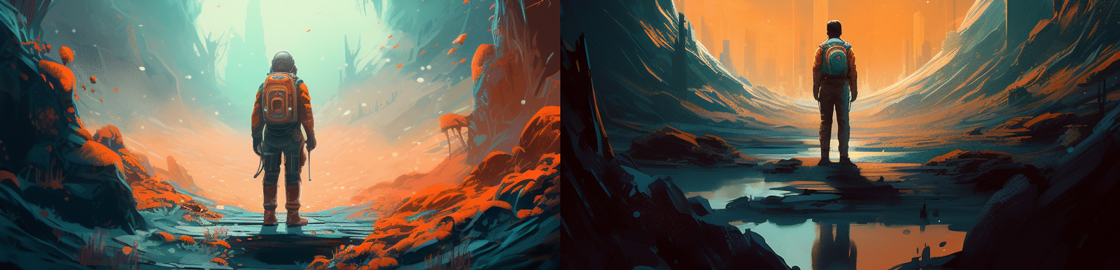 超现实主义幻想空间Midjourney咒语