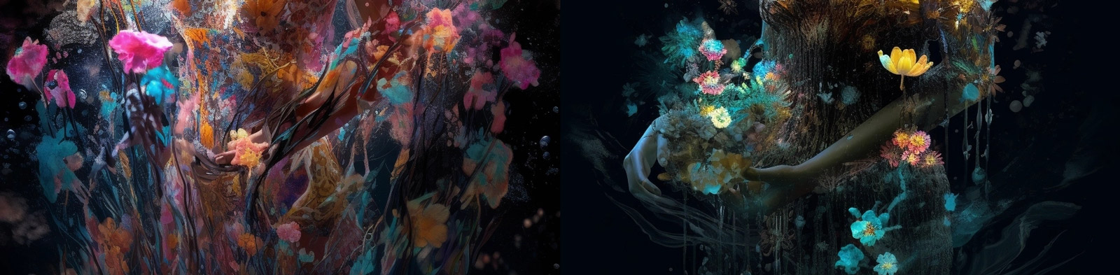 复古未来色彩人物画像Midjourney咒语