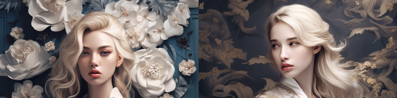 创意剪纸艺术人物Midjourney关键词