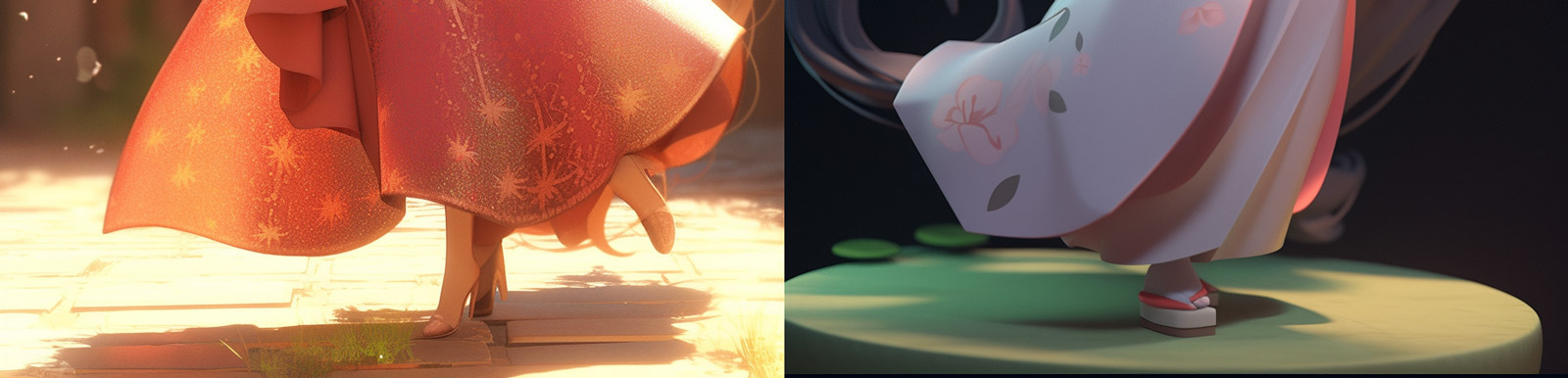 动漫可爱卡通女孩形象Midjourney关键词