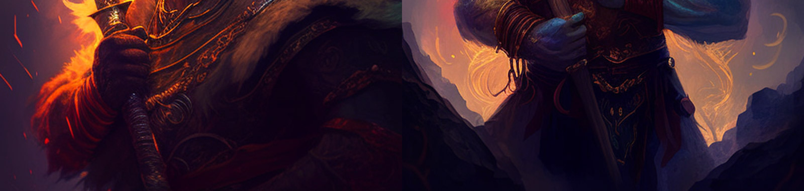 神话公羊战士模型Midjourney关键词