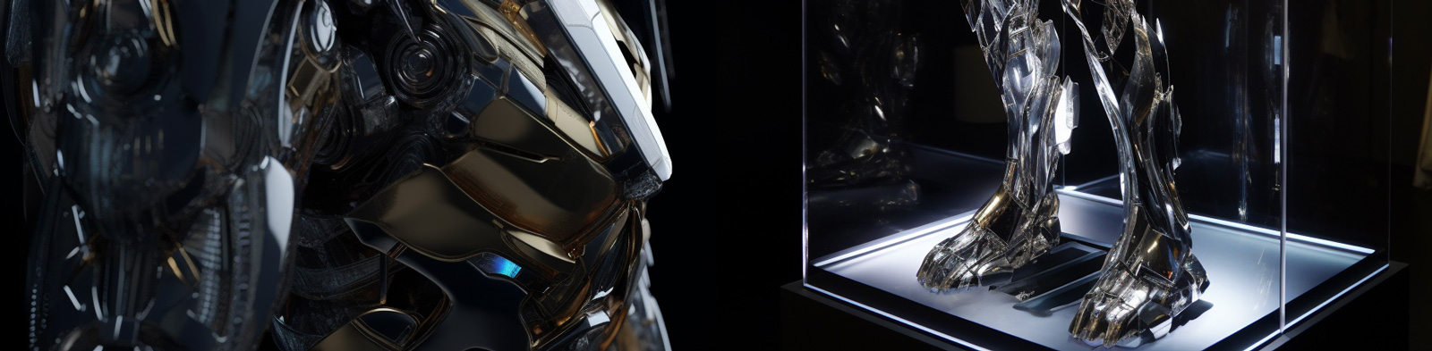 水晶铠甲变形金刚机器人Midjourney关键词