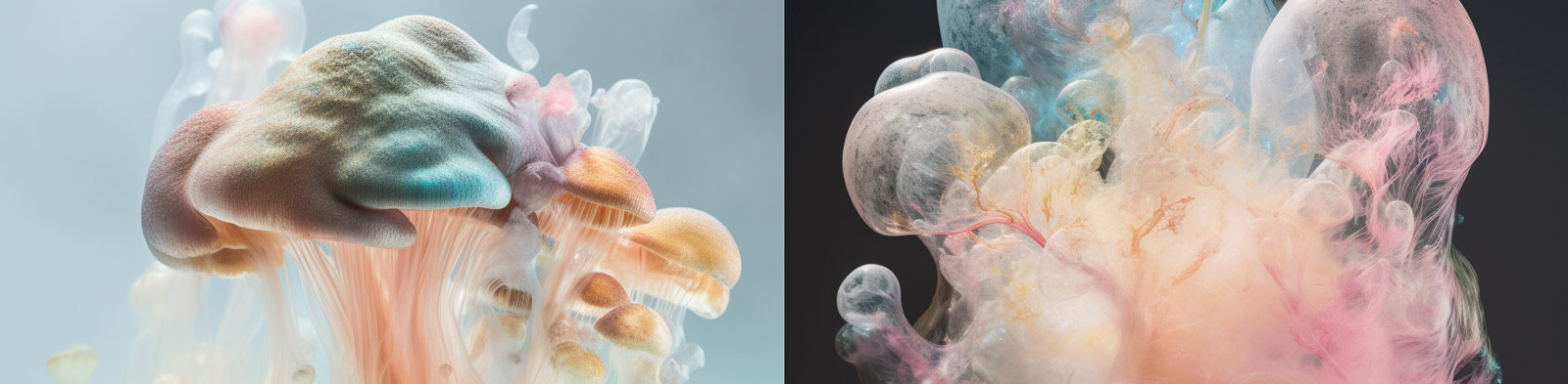 概念艺术菌类蘑菇海报Midjourney关键词