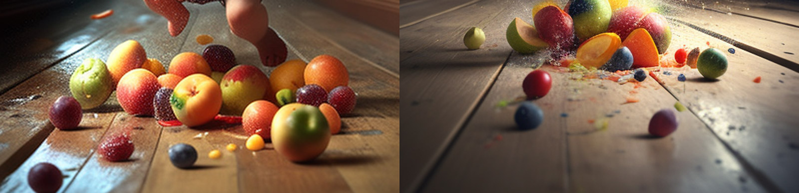 创意水果婴儿爆炸Midjourney关键词