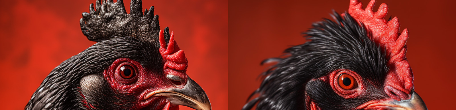 公鸡特写摄影Midjourney关键词