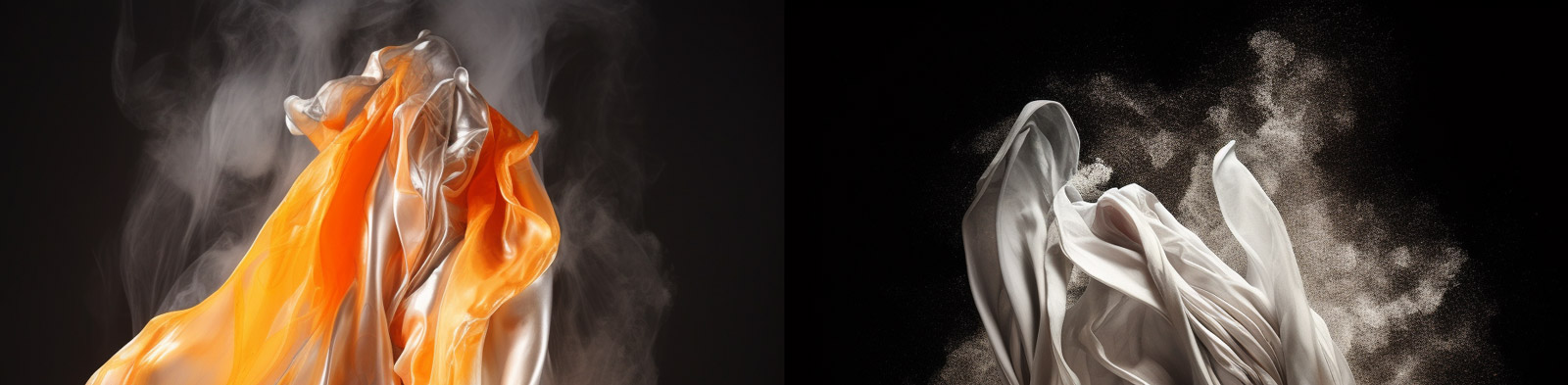 爆炸丝绸火焰背景Midjourney关键词