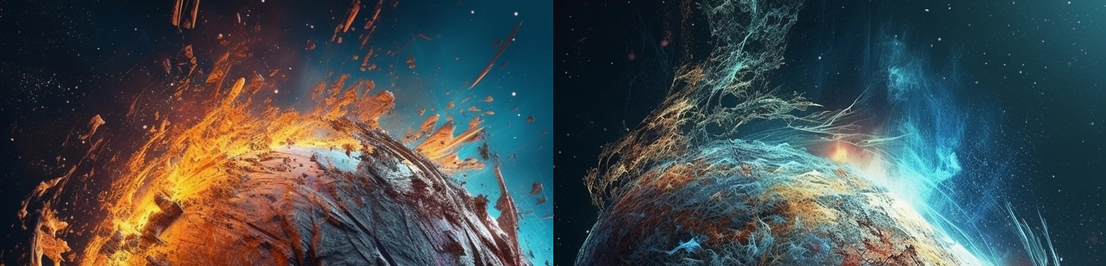 宇宙星球灾难Midjourney咒语