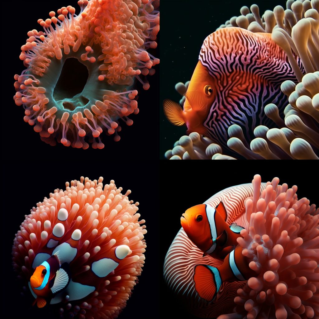 海洋珊瑚小丑鱼Midjourney咒语