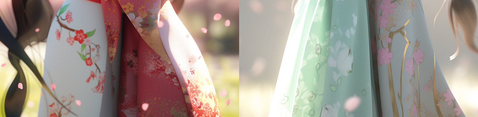 古风母亲节拥抱场景Midjourney咒语