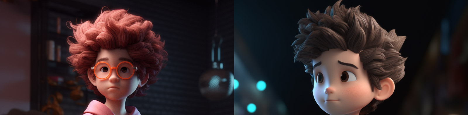 动漫卡通IP角色男孩Midjourney关键词