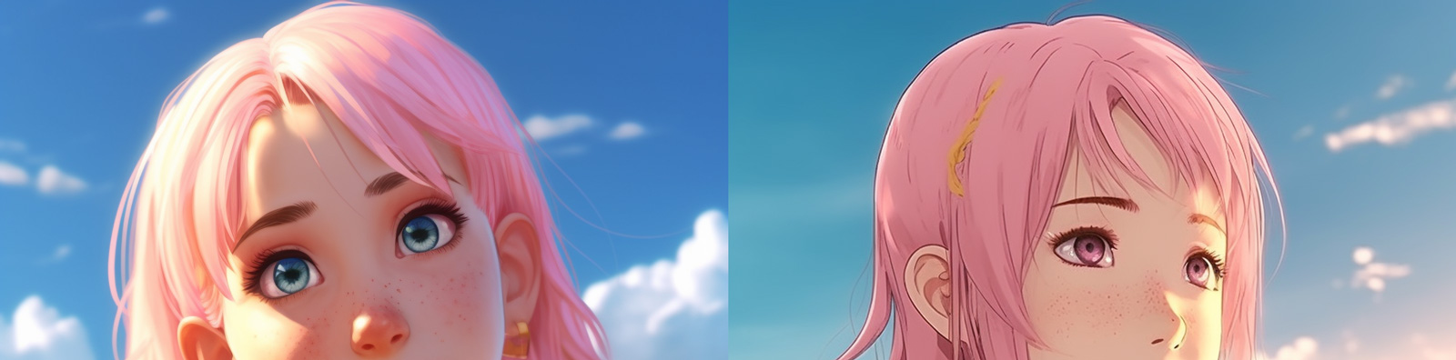 动漫人物女孩Midjourney关键词