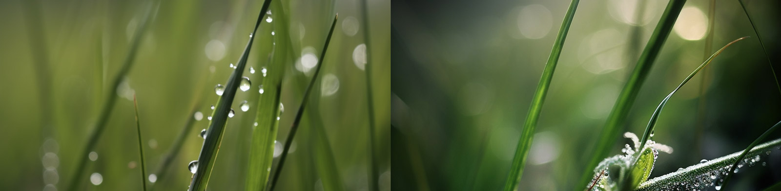 雨后草原露珠特写Midjourney咒语