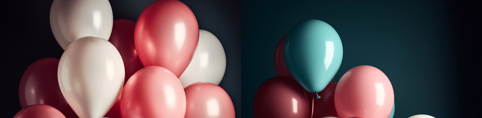 极简主义气球背景Midjourney关键词