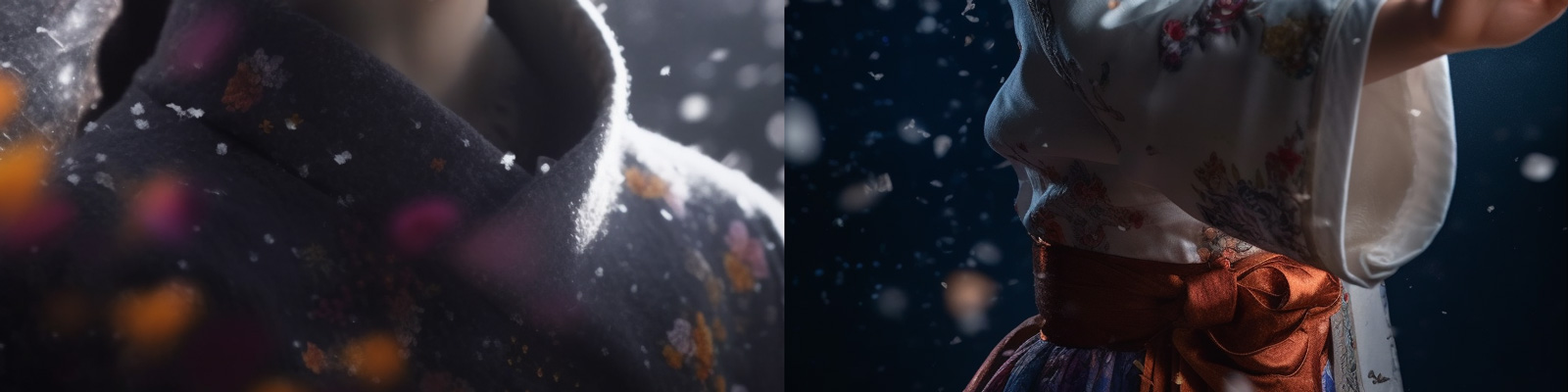 古风人物女孩特写海报Midjourney咒语