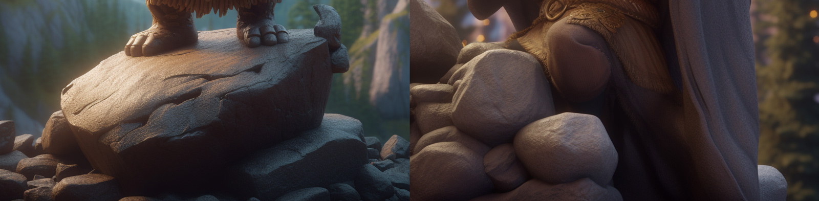 可爱挪威神奥丁形象插图Midjourney关键词