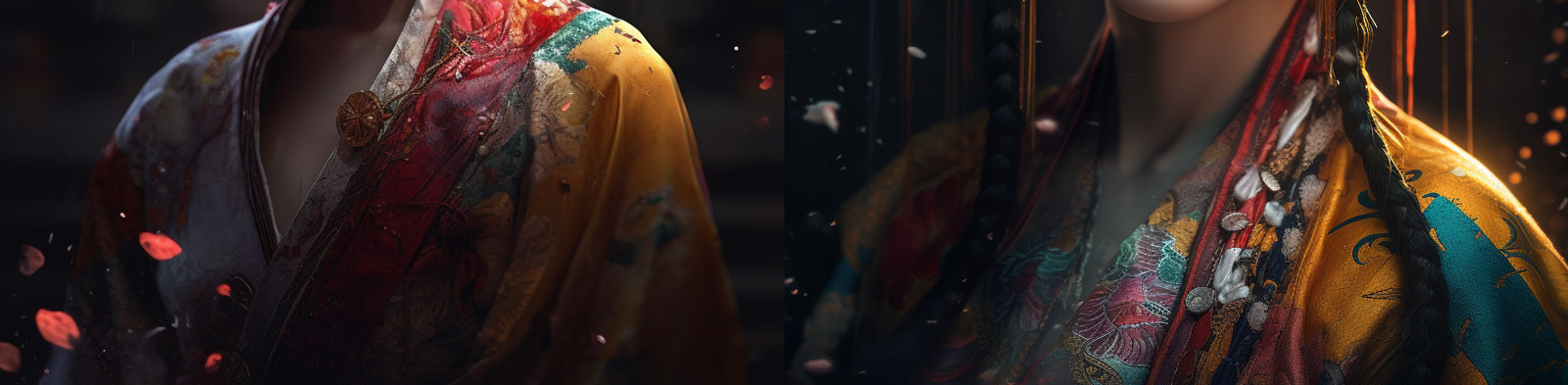 古风妆效美女摄影Midjourney关键词