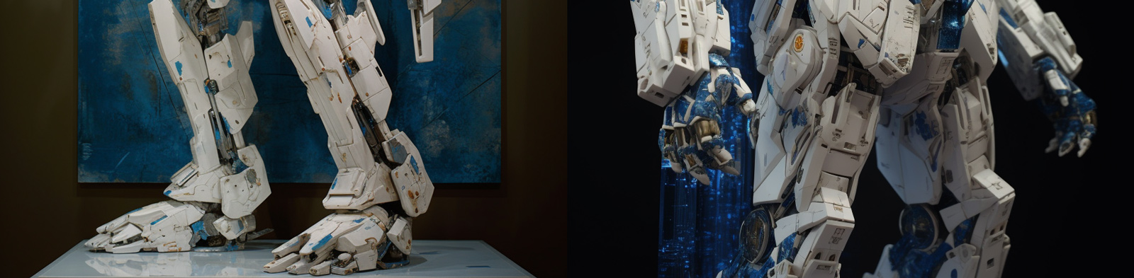 机甲战士高达机器人Midjourney关键词