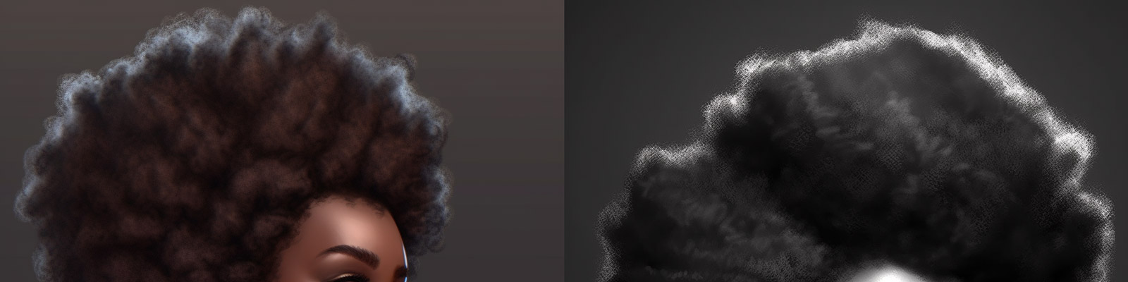 动漫非洲女性形象Midjourney咒语