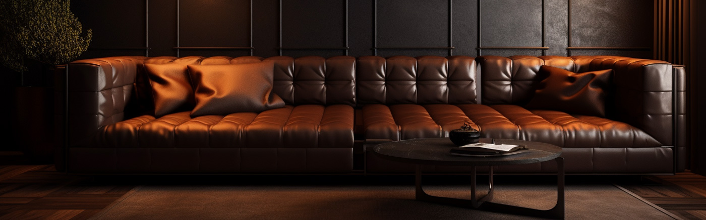 奢华室内装修设计真皮沙发