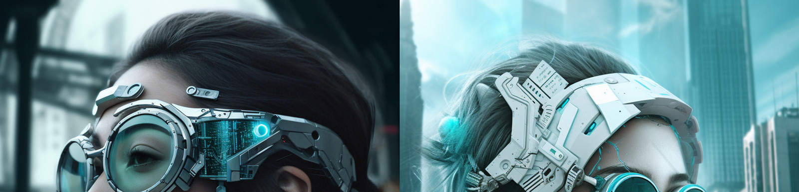 未来主义女孩Midjourney关键词