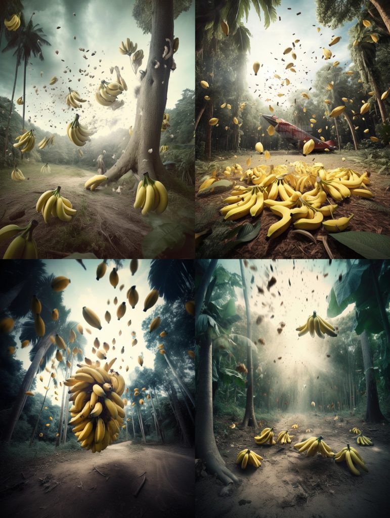 超现实主义爆炸香蕉