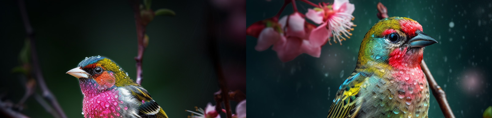 鸟类摄影写真Midjourney关键词