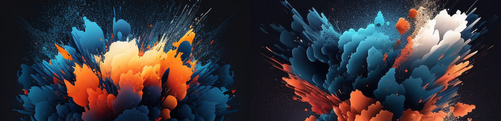 创意彩色爆炸背景Midjourney关键词