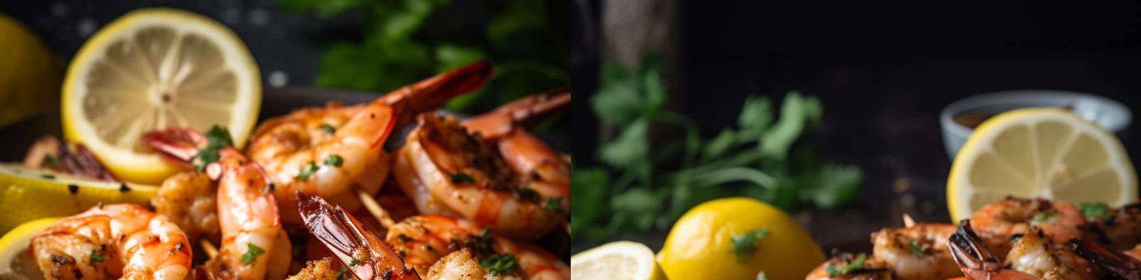 中国美食烤大虾Midjourney咒语