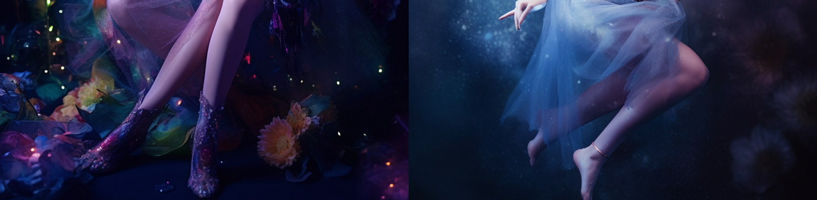 梦幻蝴蝶仙女形象Midjourney咒语