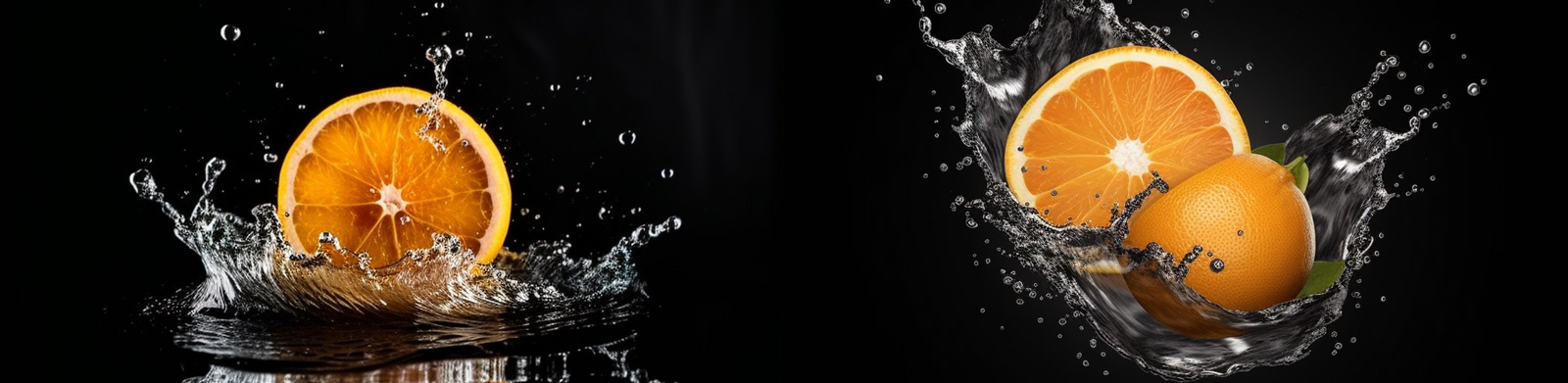 新鲜橙子摄影Midjourney关键词