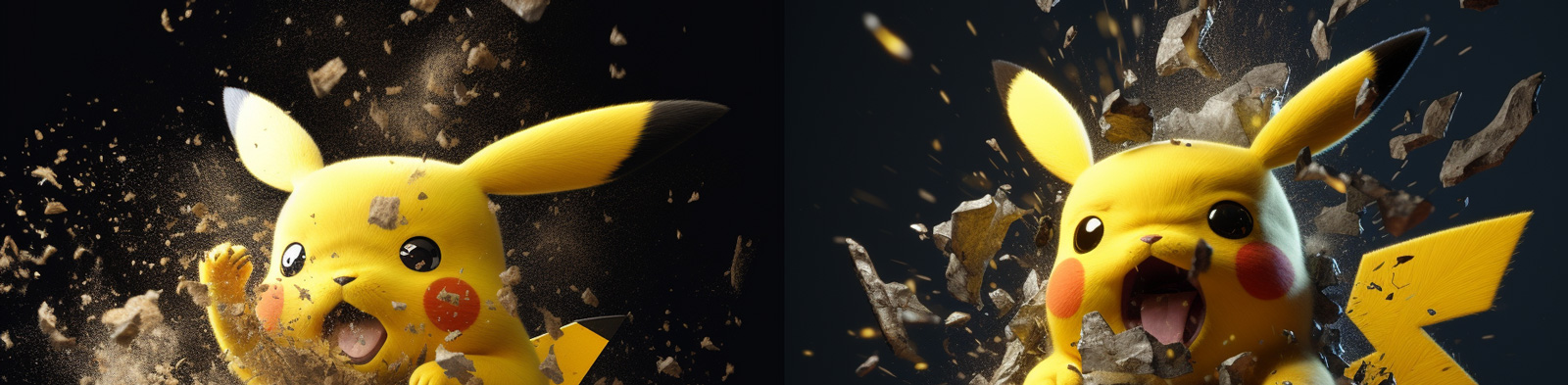 皮卡丘动作特效Midjourney关键词