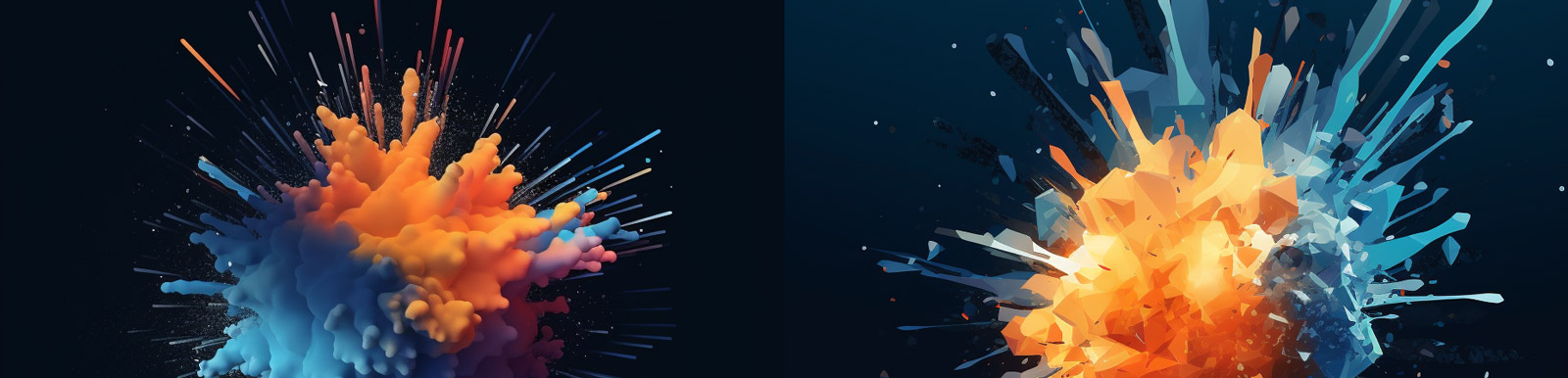 创意彩色爆炸特效Midjourney咒语