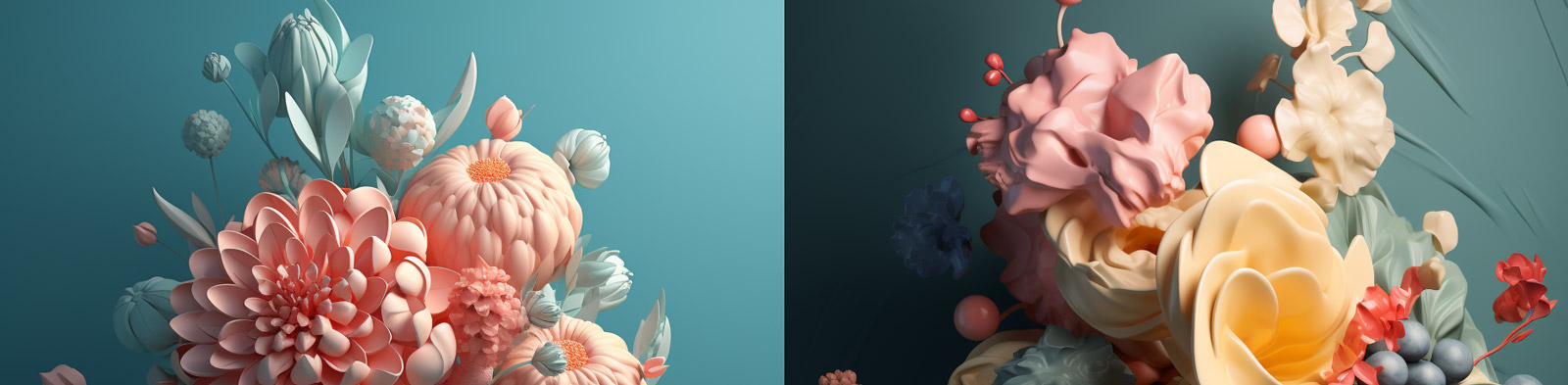 创意水果鲜花海报Midjourney关键词