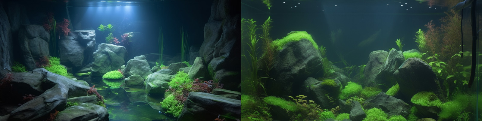 鱼缸池塘景观庭院Midjourney关键词