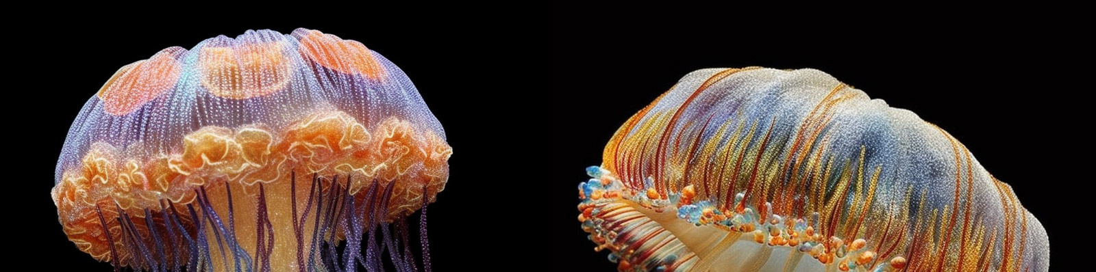 3D刺绣印花水母Midjourney关键词