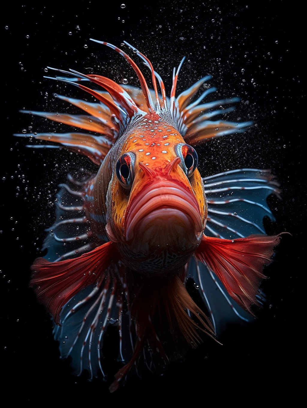 创意水下动物摄影Midjourney关键词