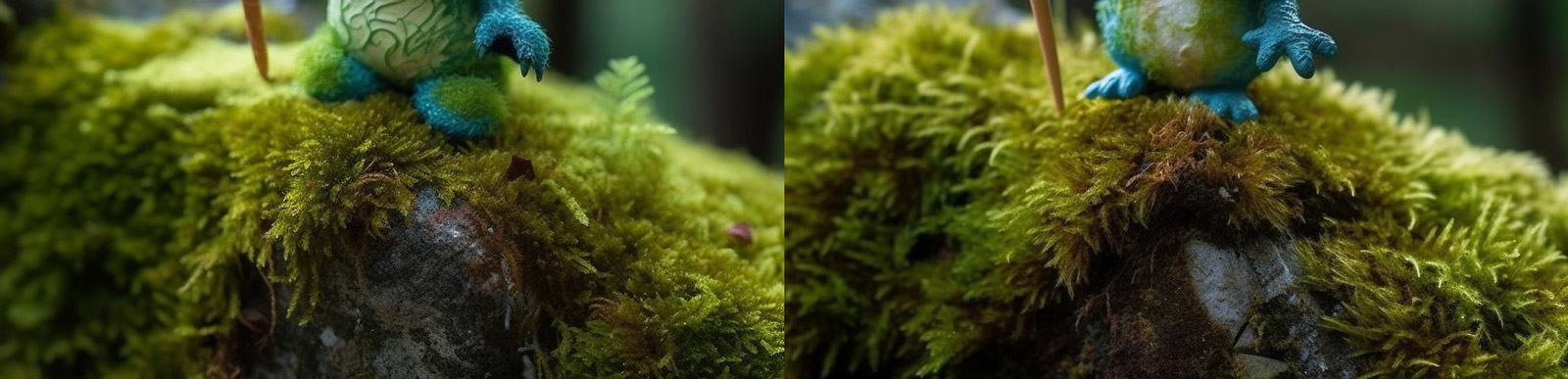 卡通绿色小怪兽Midjourney关键词