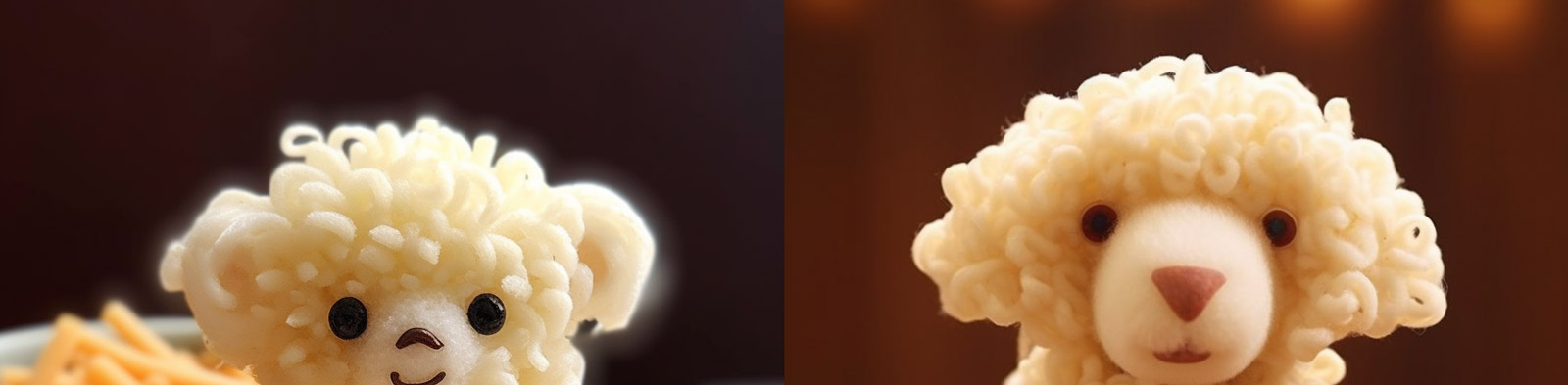 创意方便面小绵羊Midjourney关键词