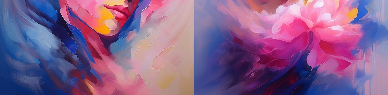 彩色艺术女性油画Midjourney关键词