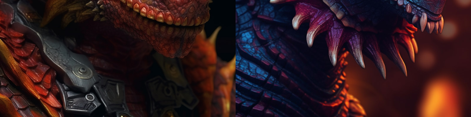 超现实奥尔梅克龙Midjourney关键词