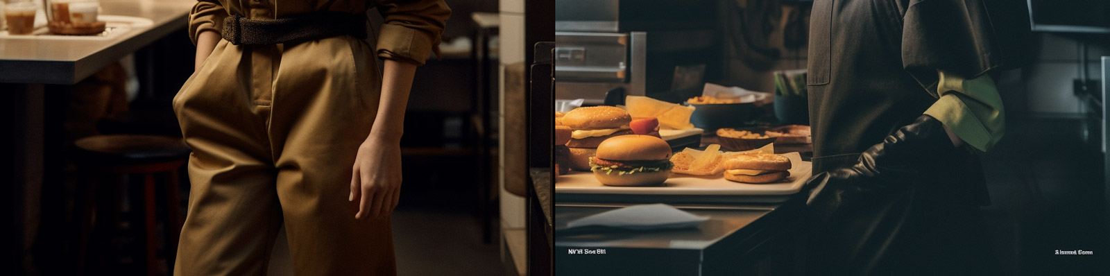 麦当劳员工照片Midjourney关键词