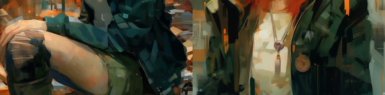 赛博朋克现实主义女孩Midjourney关键词