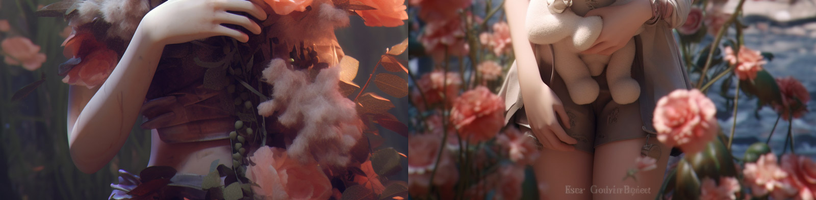 动漫精灵女孩形象midjourney关键词