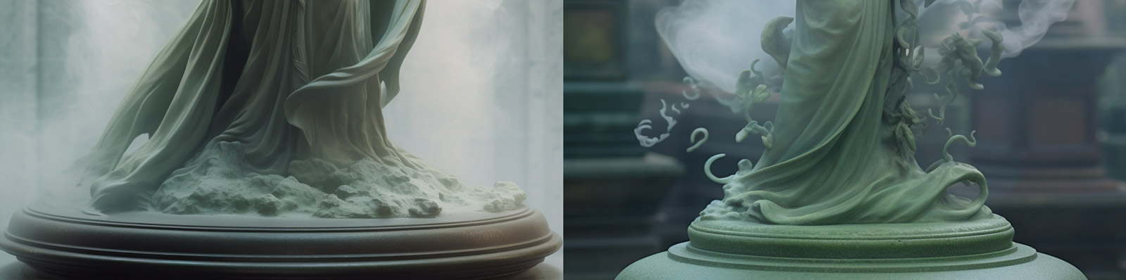 玉石雕塑人物形象Midjourney关键词