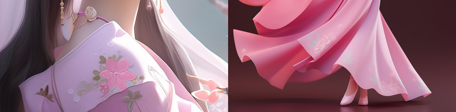 唯美古风汉服女孩midjourney关键词