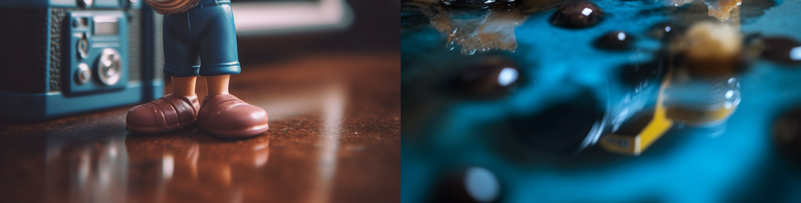 玩具模型相机摄影Midjourney关键词