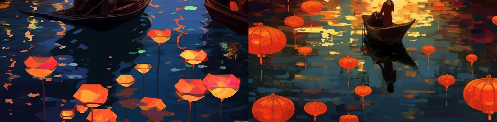 祈福节日灯笼花灯Midjourney咒语